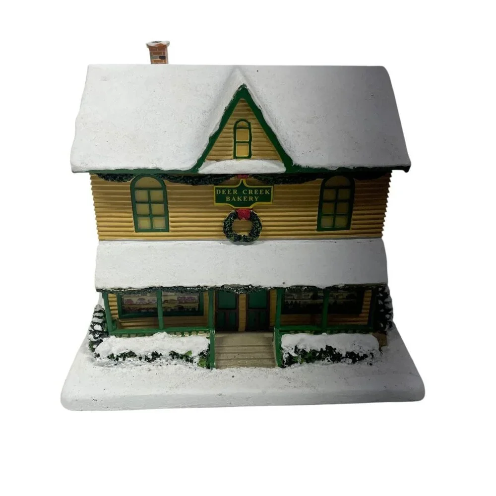 Hawthorne Village Deer Creek Bakery Christmas Collectible 2004 7.5W‎