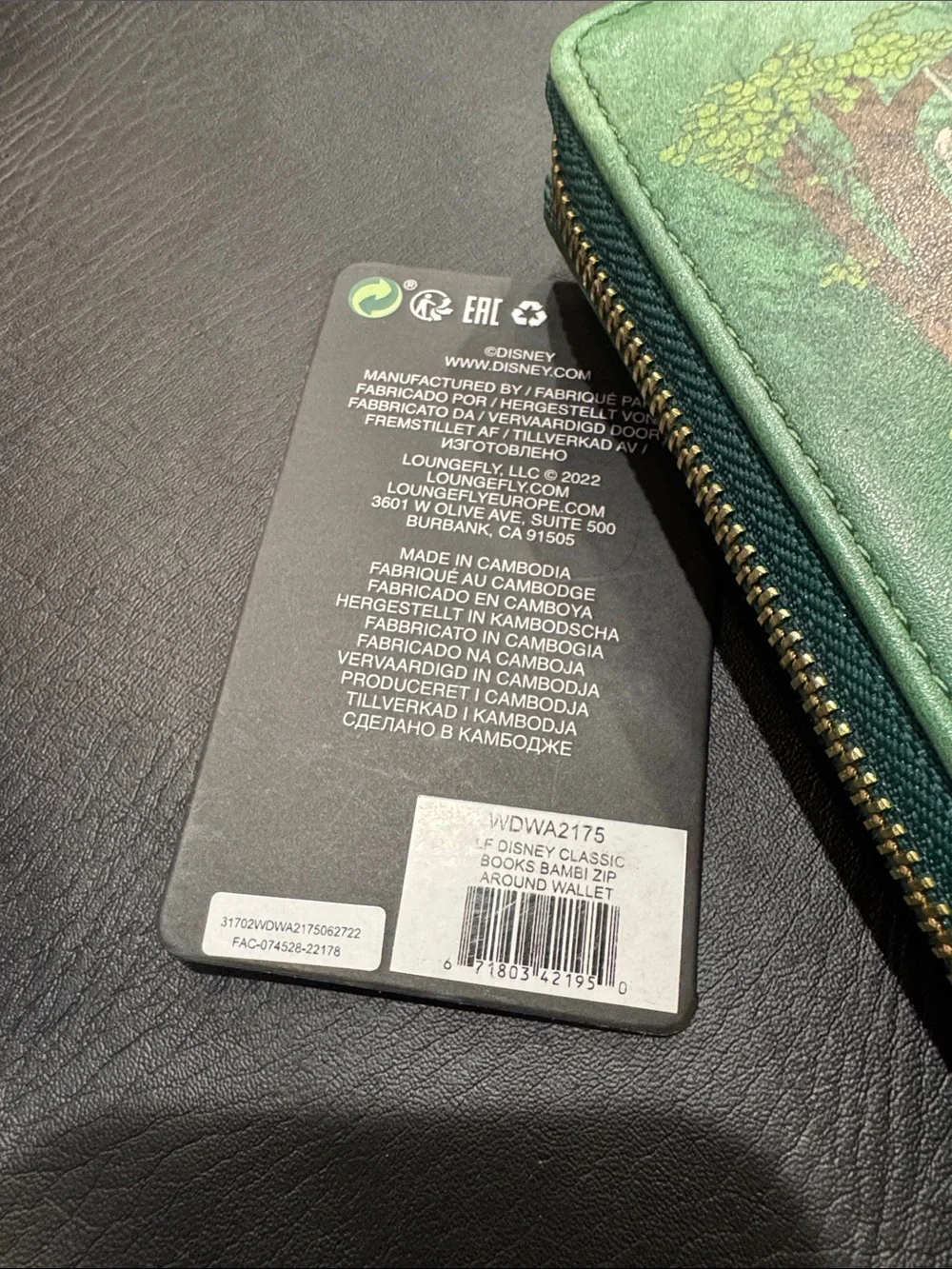 Loungefly new zip
