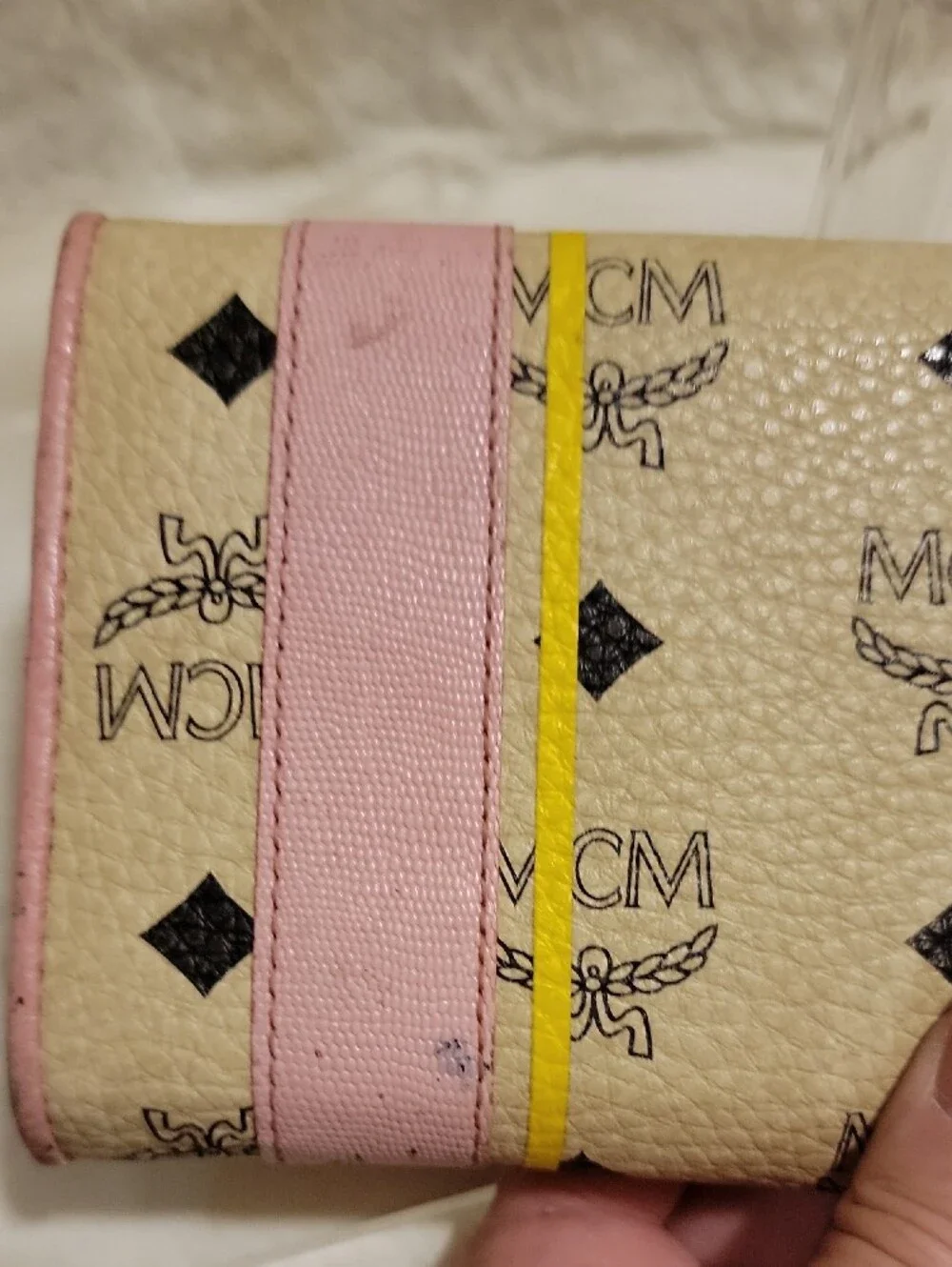 MCM wallet beige