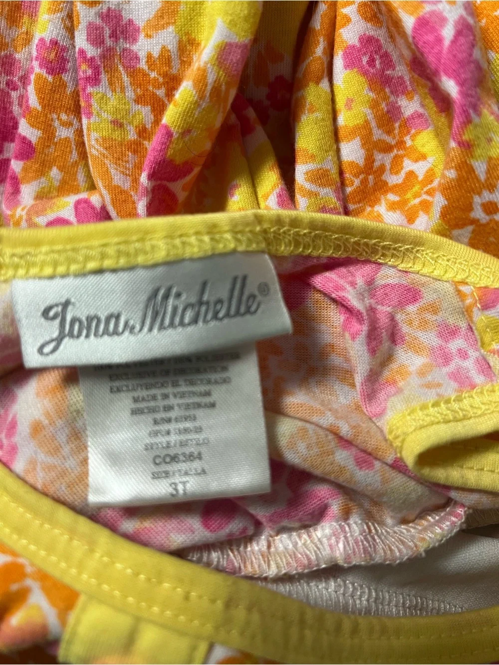 Jona Michelle bright yellow