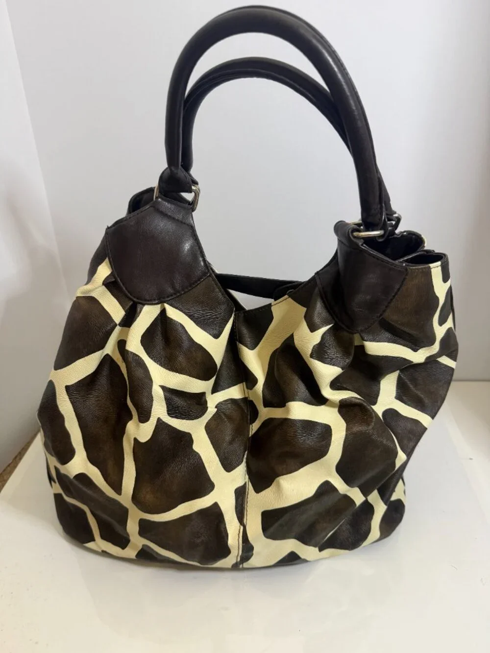 Payless Giraffe Print Hobo Bag