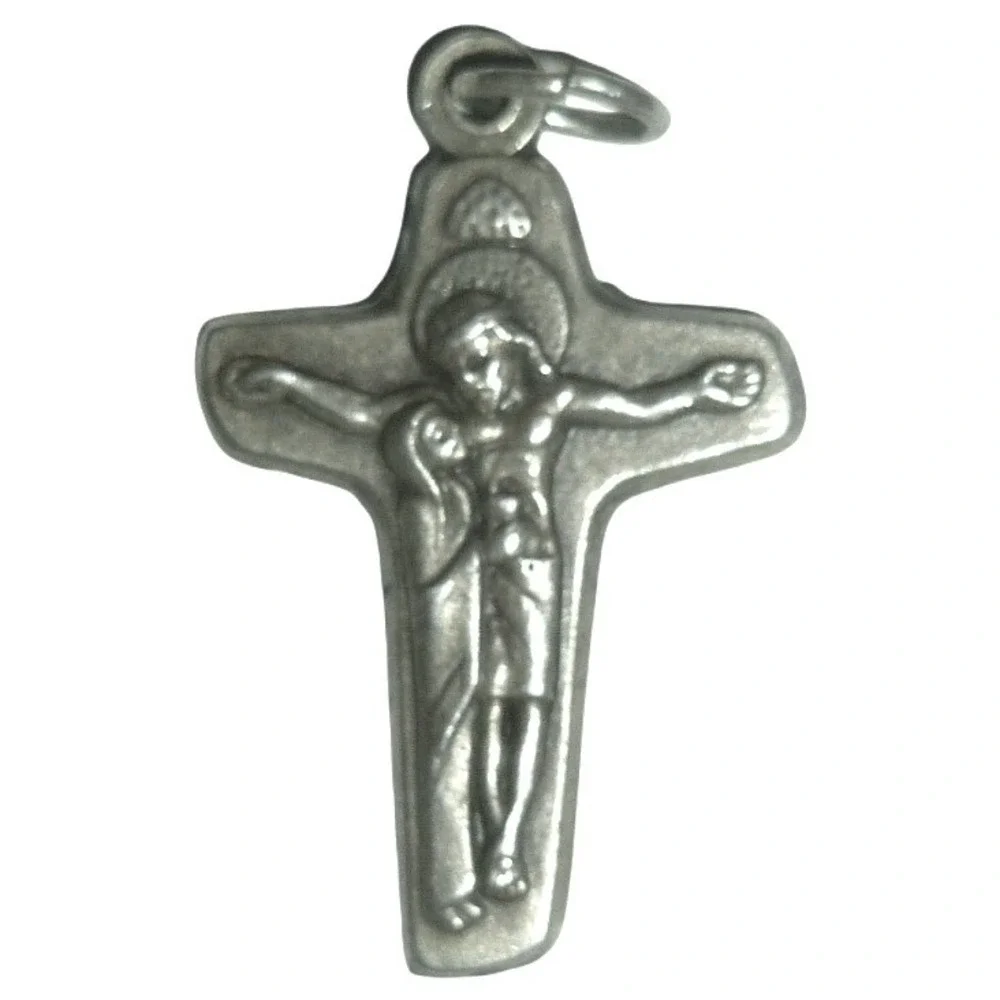 Sterling-Style Silver Crucifix Pendant - Religious Charm
