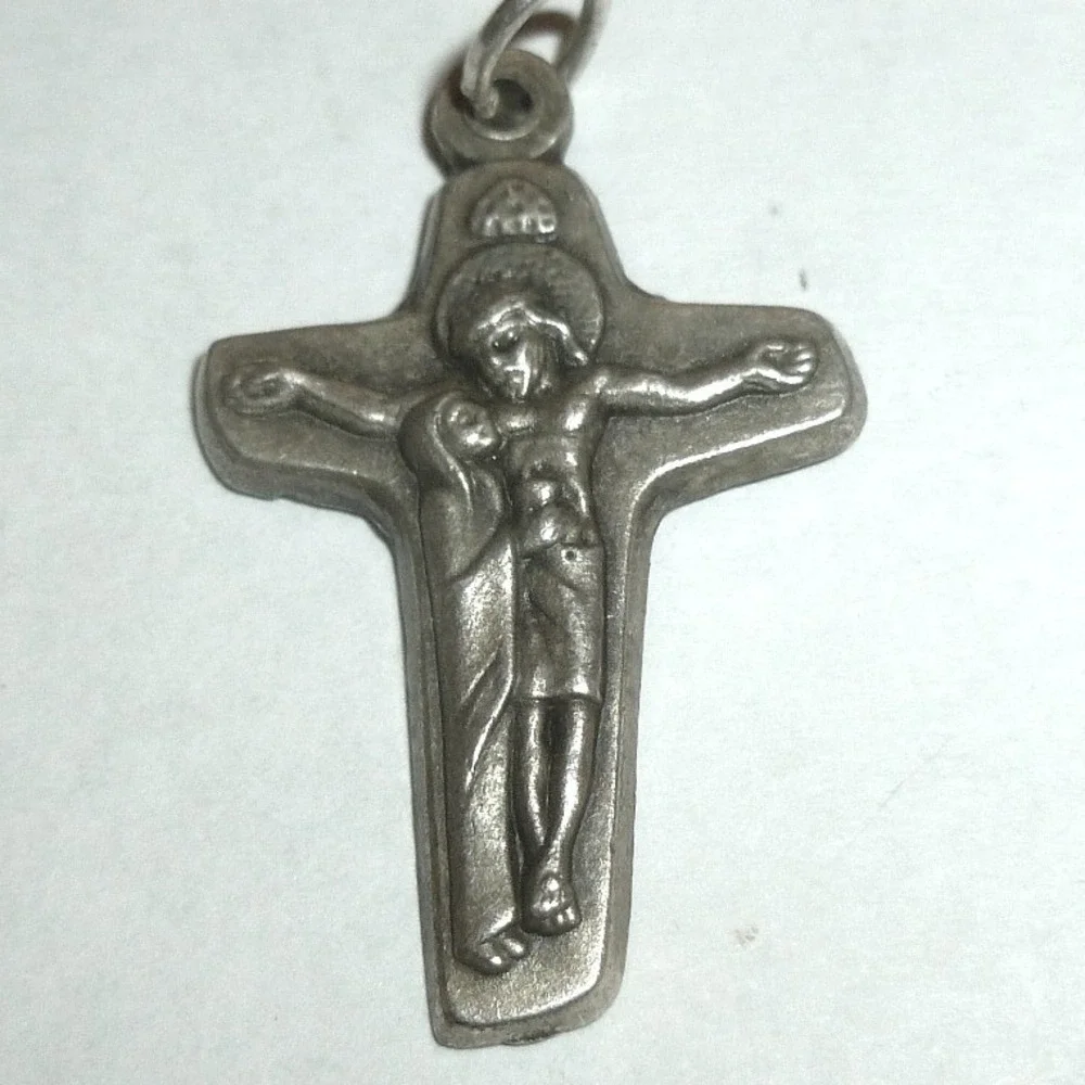 Sterling-Style Silver Crucifix Pendant - Religious Charm