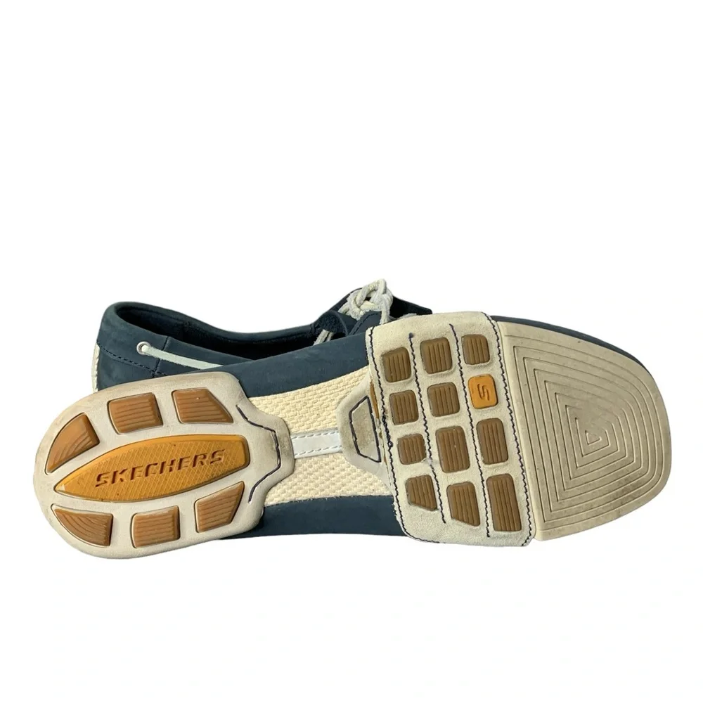 Men’s Sketchers‎ Relaxed Step Blue Boat Shoe Size 13