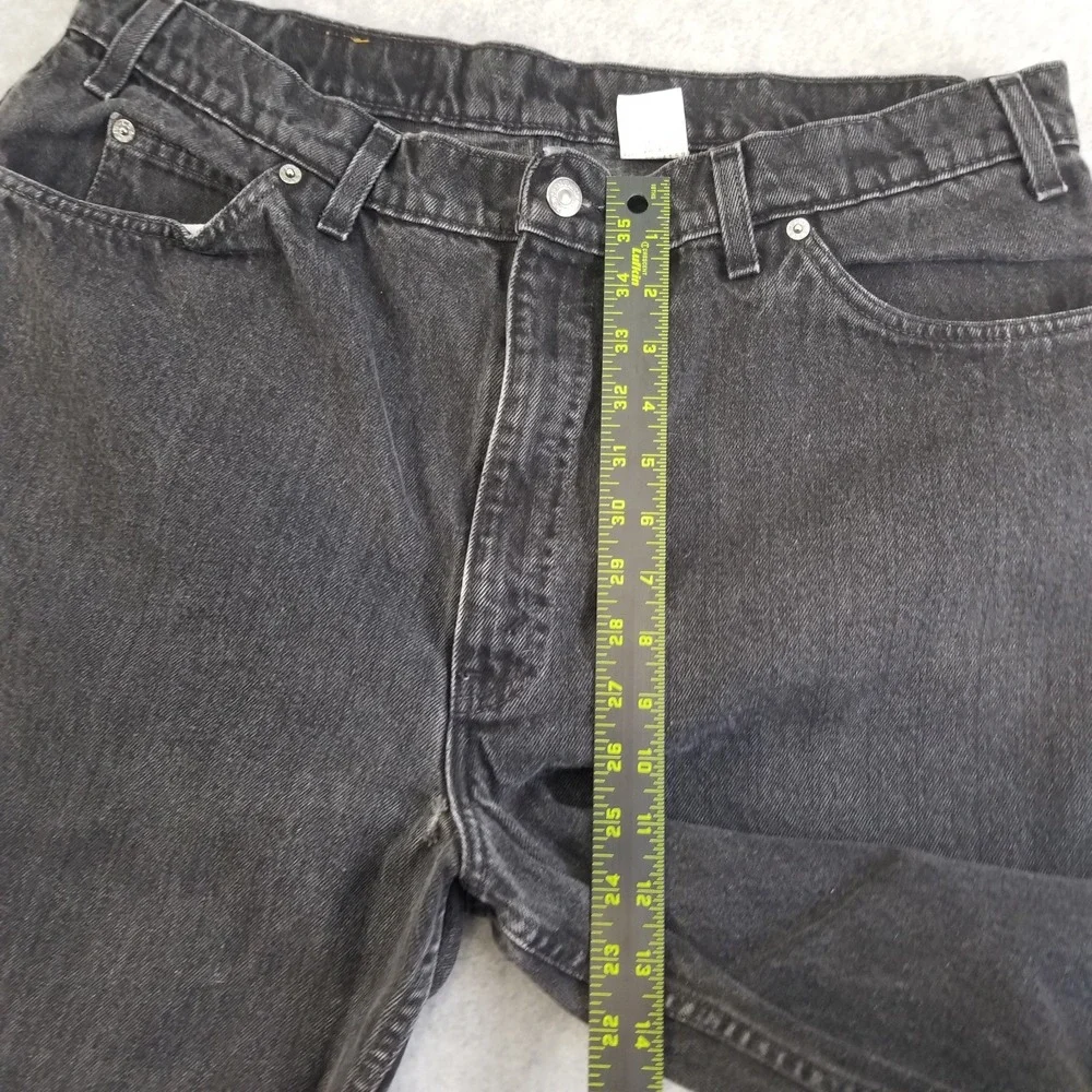VTG Levi's 560 Jeans Mens 40x32 Fits‎ 37x30 Black Orange Tab Loose Fit Tapered