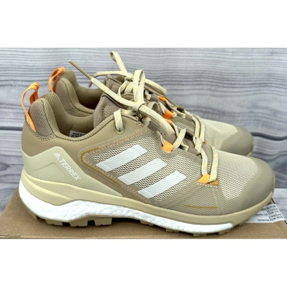 ADIDAS TERREX SKYCHASER 2‎ HIKING SNEAKERS  Men's Size 7.5  BEIGE TONE GUM