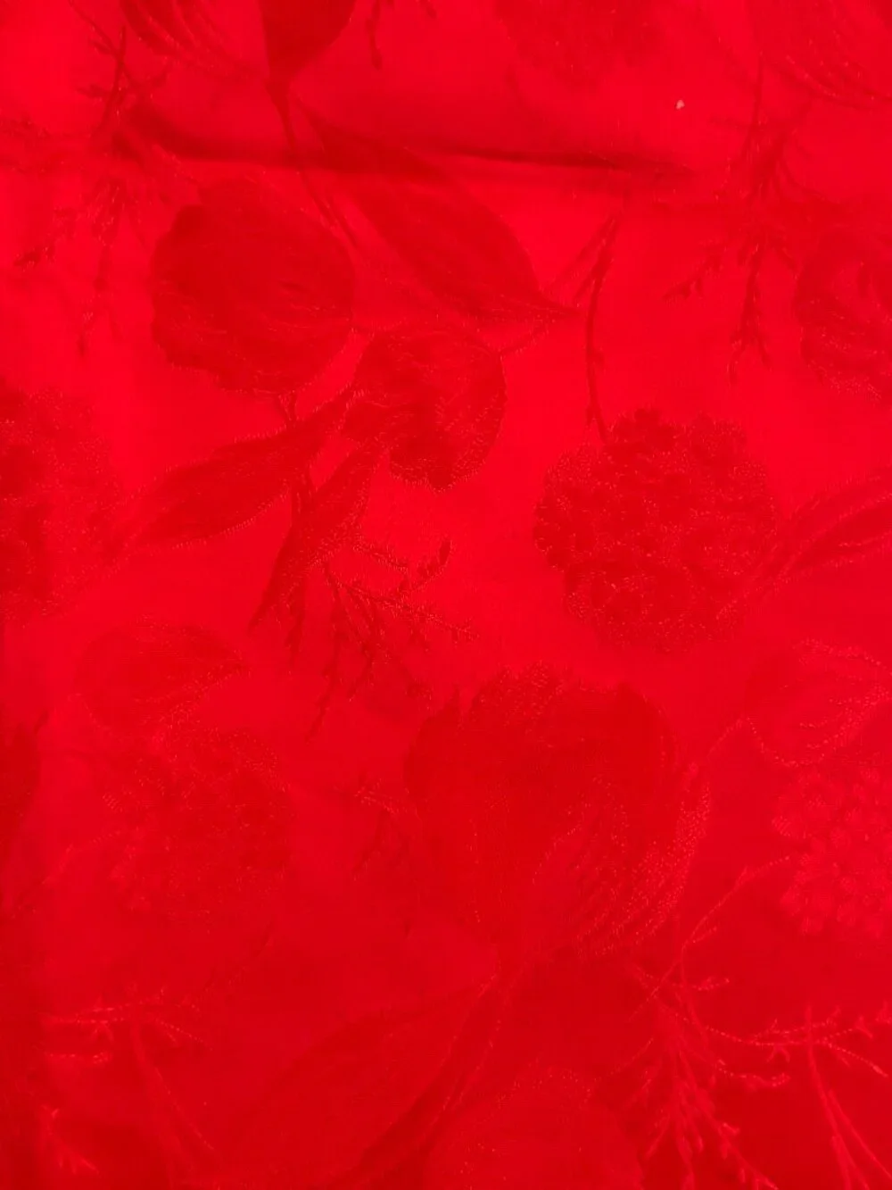 Vintage red damask