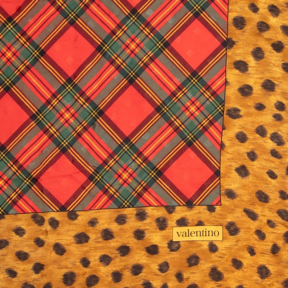 Valentino red plaid