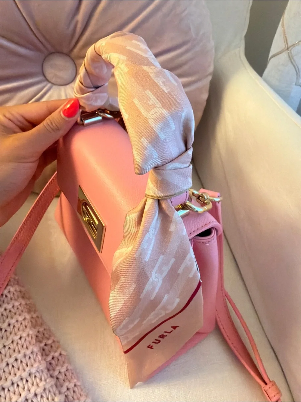 Furla silk scarf