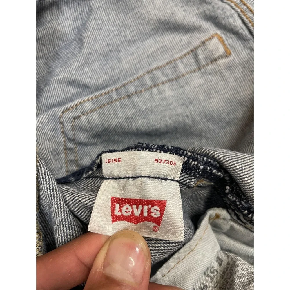 Levis 501 Jeans Mens 38x33 Medium Wash Blue‎ Regular Fit Straight Leg Button Fly