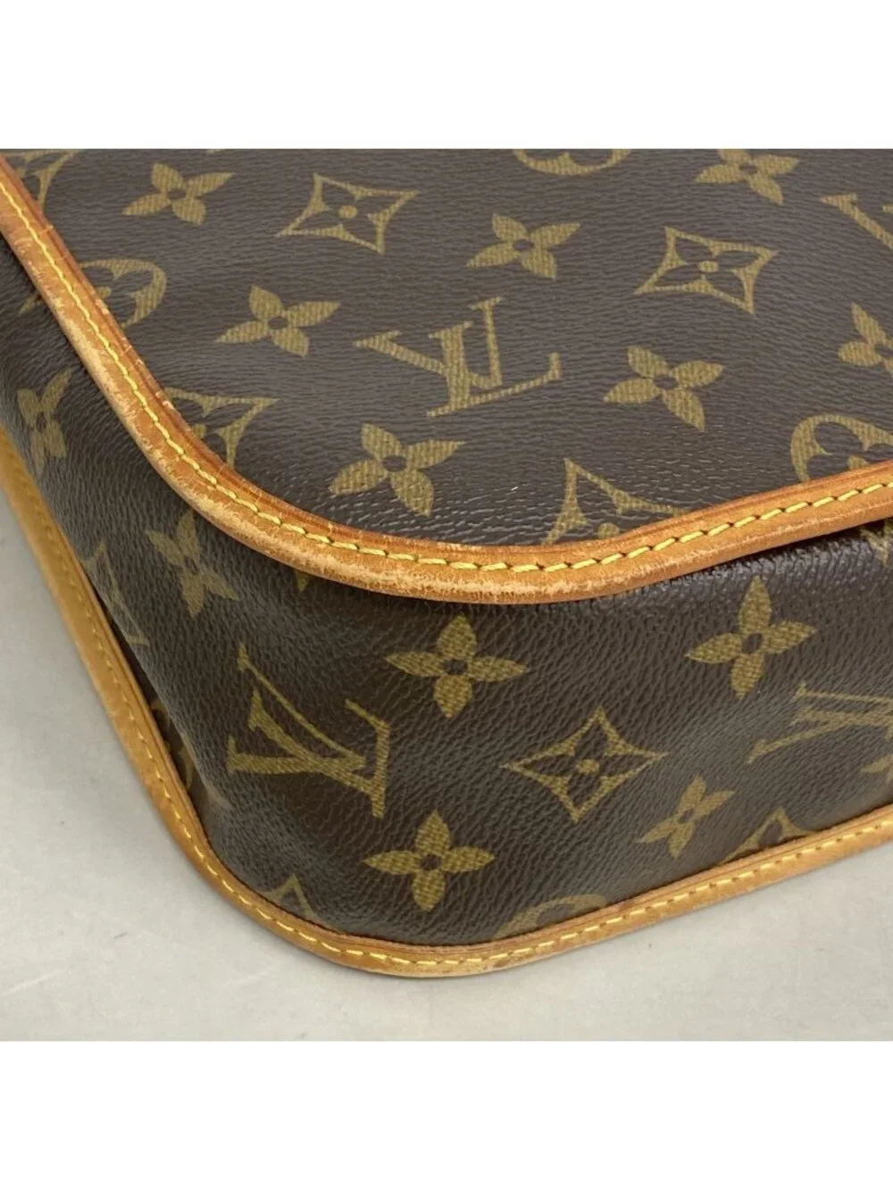 Louis Vuitton Shoulder Bag Monogram Messenger Bosfall PM Brown