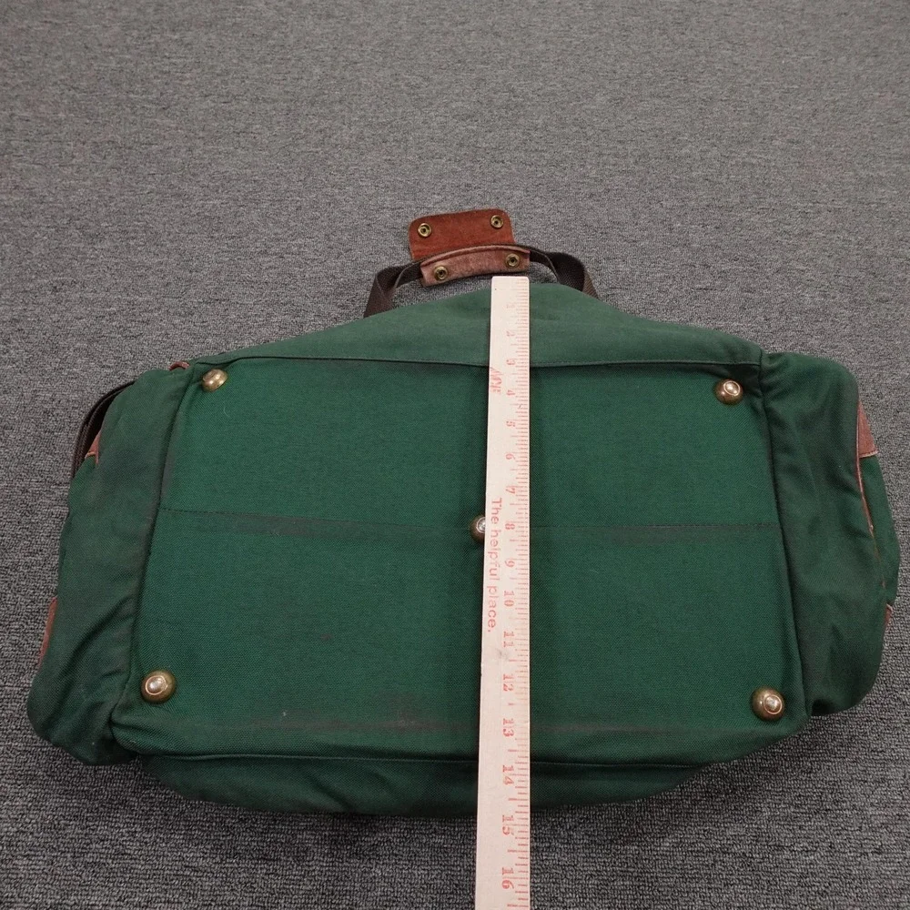 L.L. Bean Vintage Duffle Bag Green 20