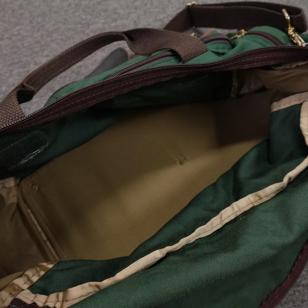 L.L. Bean Vintage Duffle Bag Green 20