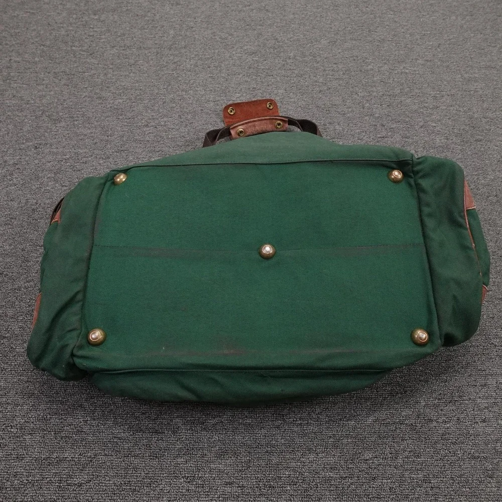 L.L. Bean Vintage Duffle Bag Green 20