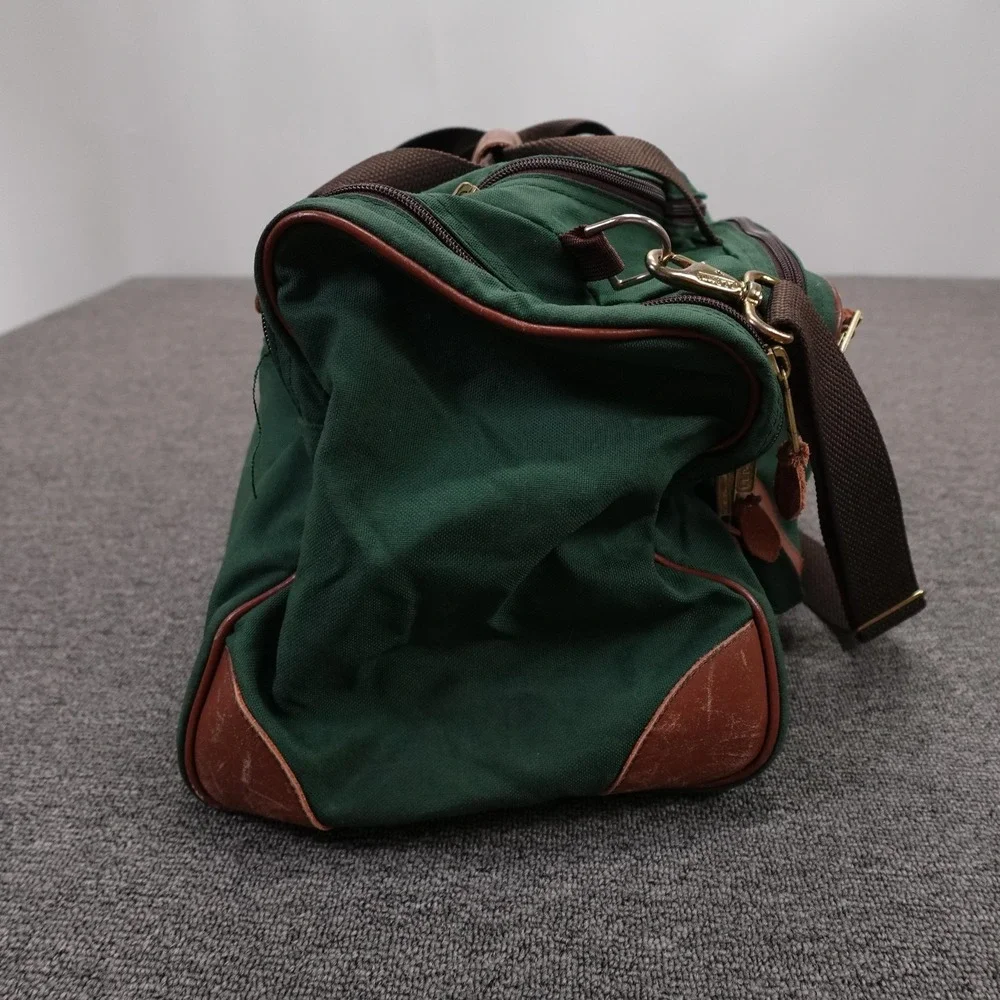 L.L. Bean Vintage Duffle Bag Green 20