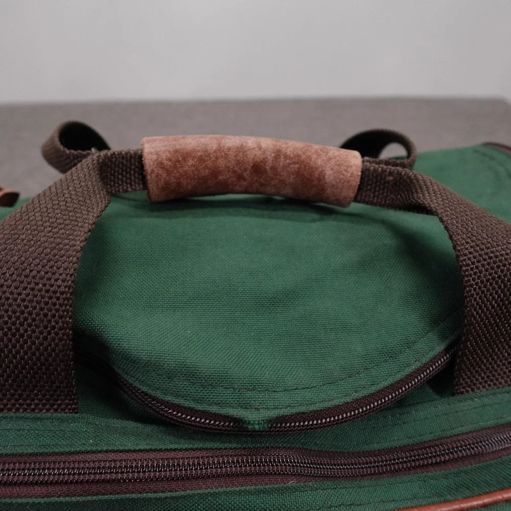 L.L. Bean Vintage Duffle Bag Green 20