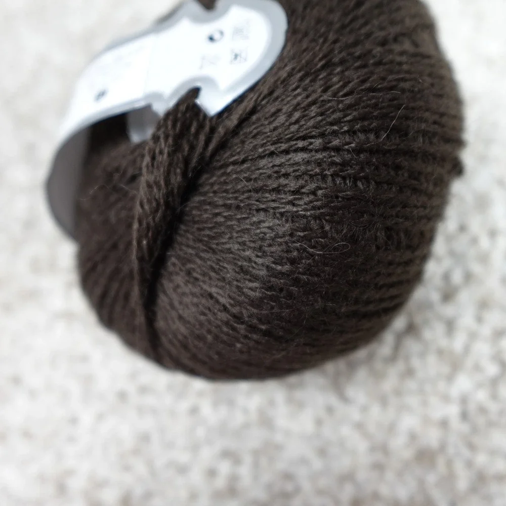 Ice Yarns Ande Alpaca Dark Brown Fine Yarn 50g‎ 350m 30% Alpaca 70% Acrylic