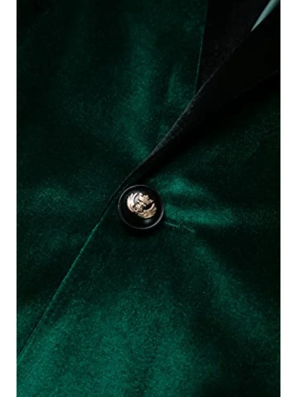 Men's Velvet Slim Fit Blazer One Button Sport Coat Wedding Party