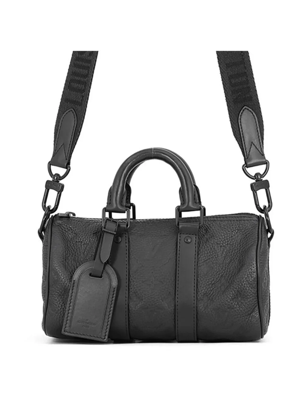 Louis Vuitton Handbag Monogram Taurillon Keepall Bandouliere 25 2-Way Bag Black
