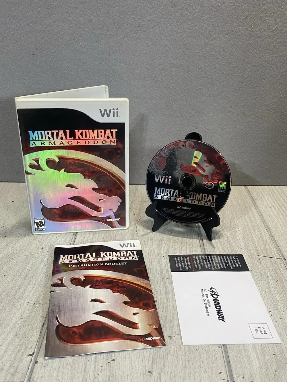 Mortal Kombat: Armageddon Nintendo Wii Complete w/ Manual CIB Tested