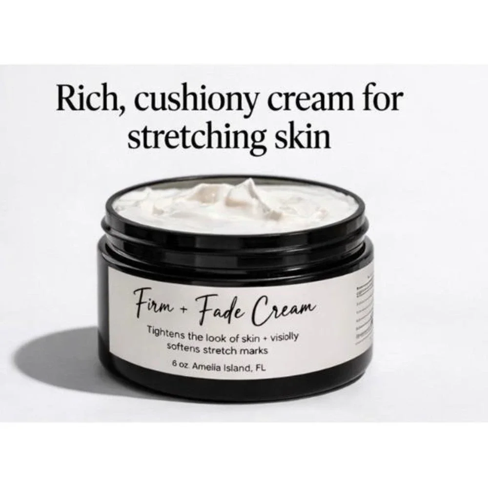 PH Design Organics Firm + Fade‎ Cream 6oz Crepey Skin Stretch Mark Treatment