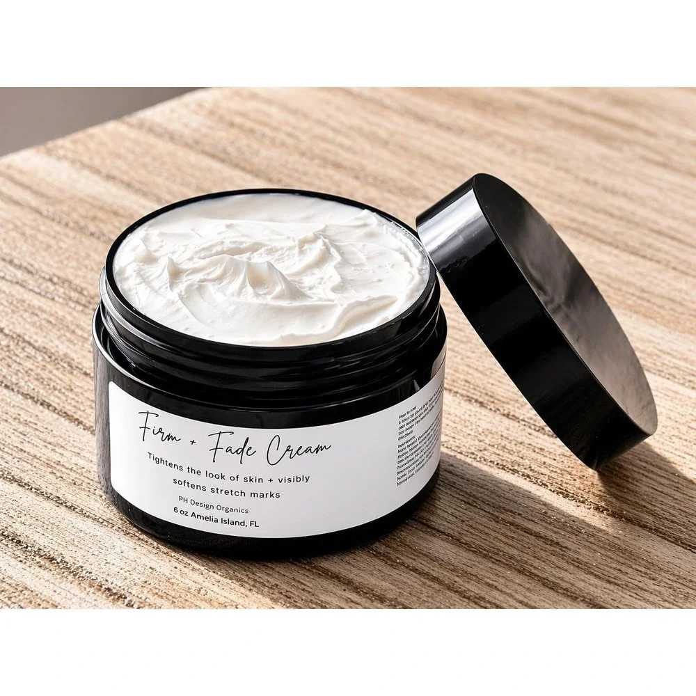 PH Design Organics Firm + Fade‎ Cream 6oz Crepey Skin Stretch Mark Treatment