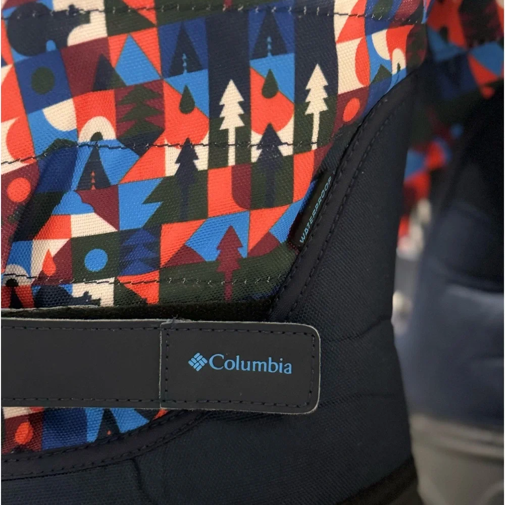 Columbia youth Powderbug Plus Il Print‎ Snow Boot-Girls Size 5