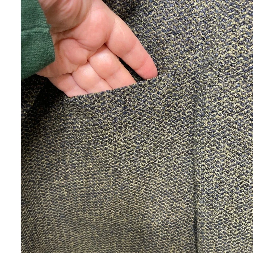 Andrew Fezza Herringbone Blazer‎ Wool Sport Coat Suit Jacket 48L Office Heritage
