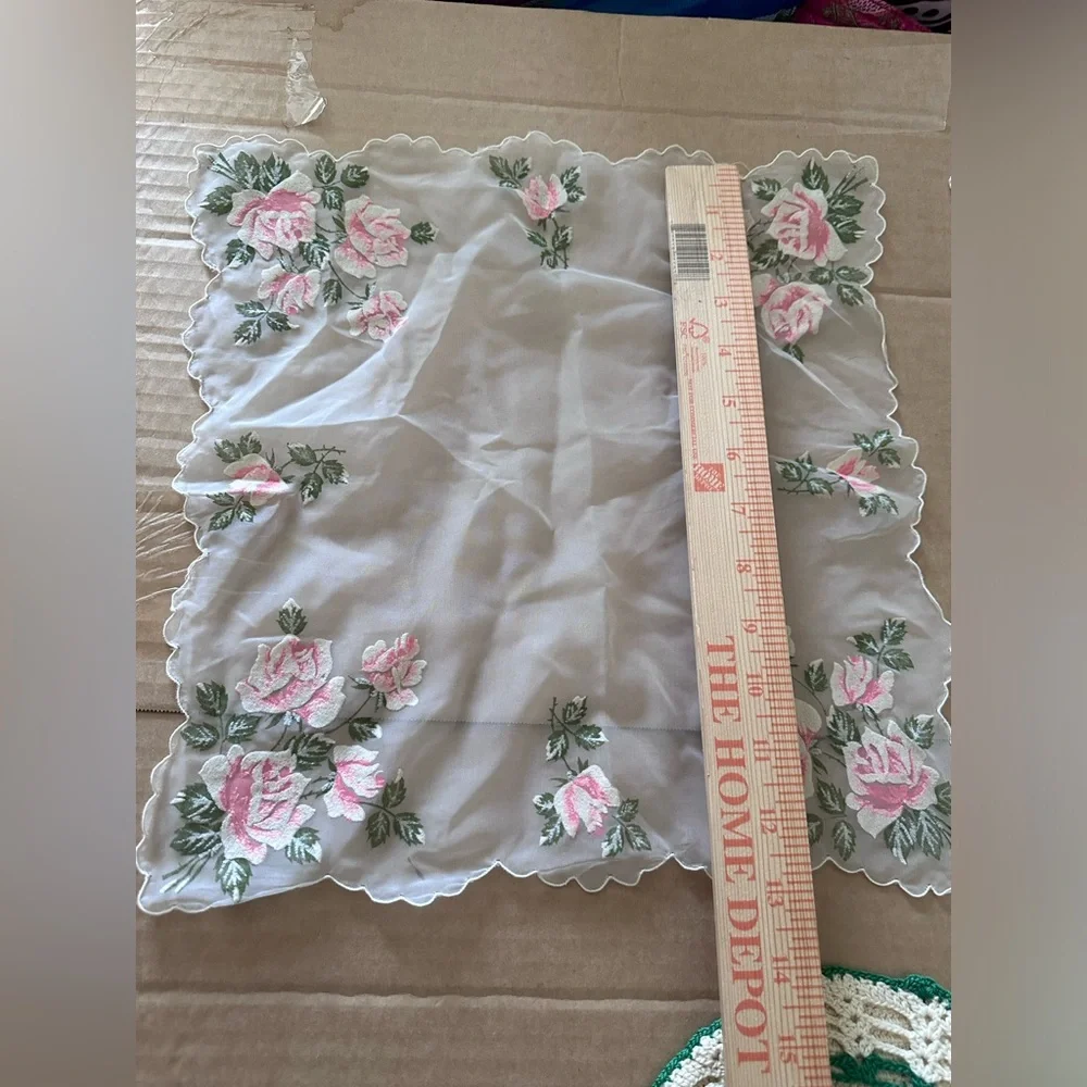 N/A mismatched doilies