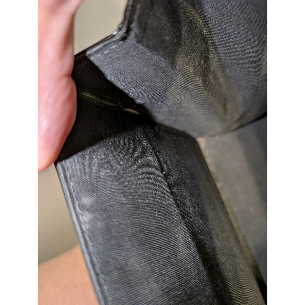 Vintage Theodor of California Black Patent‎ Leather Handbag