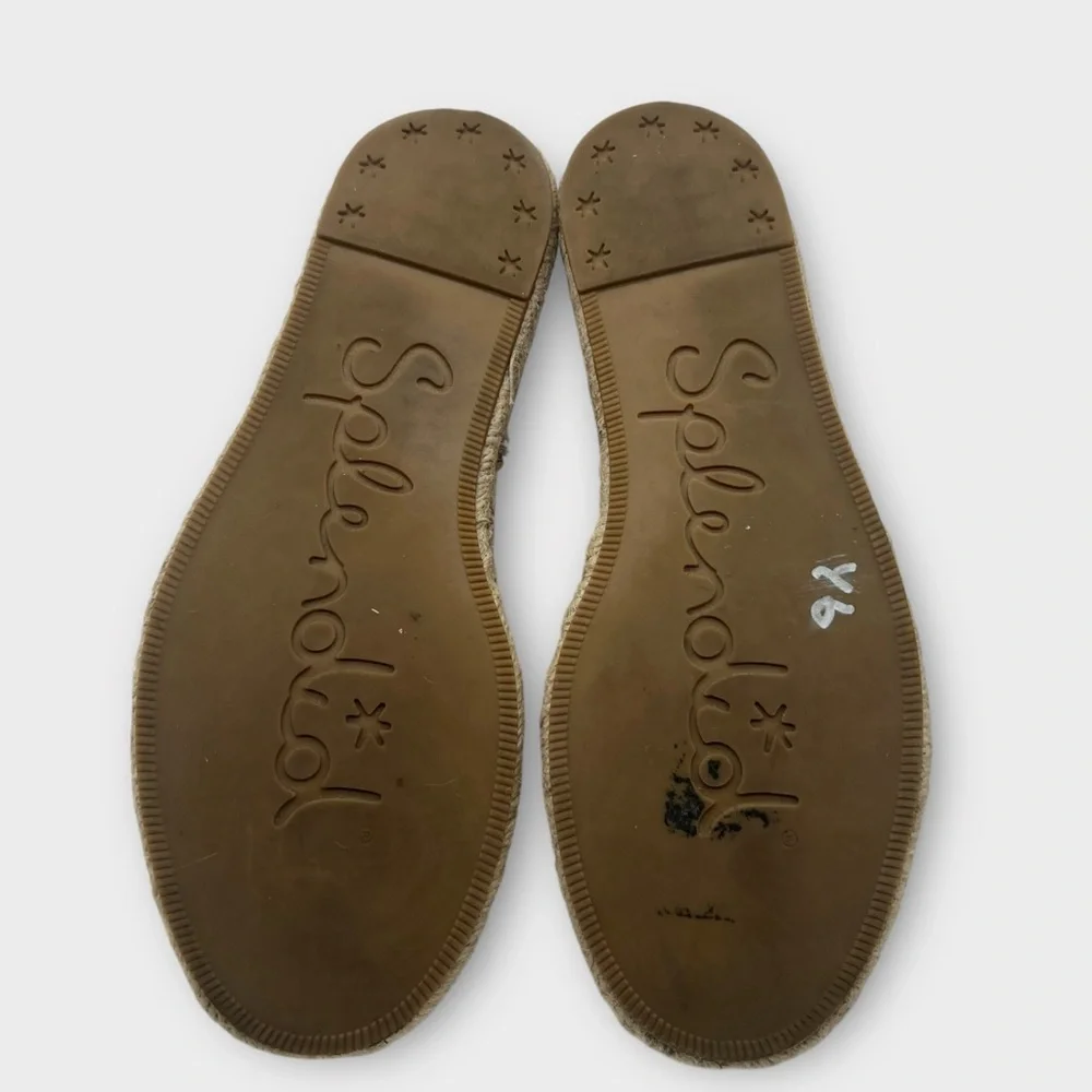 Splendid Women's Laney Slip‎ On Shoe Size 9.5 Platform Espadrille Tan Leopard