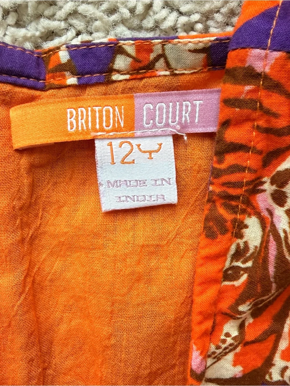 Briton Court vibrant orange