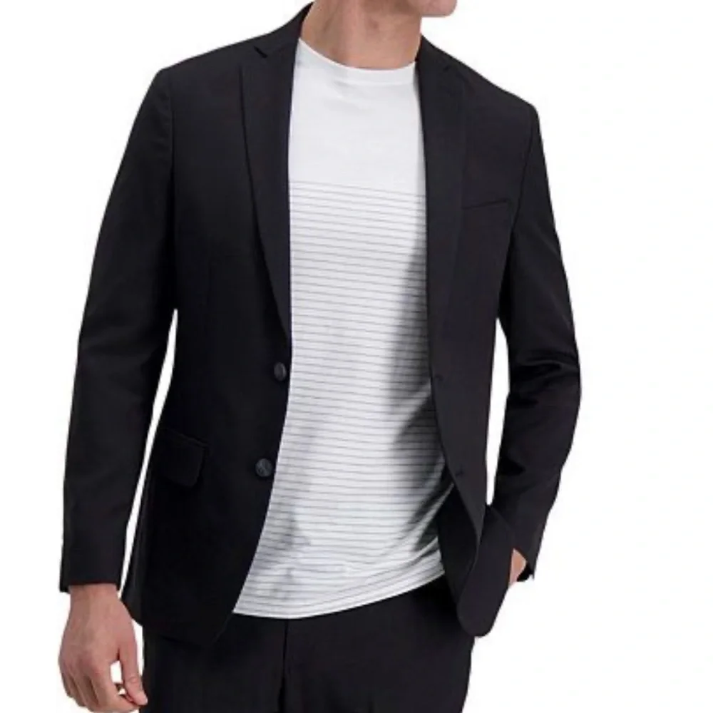 NWT Haggar Smart Wash® Slim Fit Suit Jacket – Black,‎ Medium