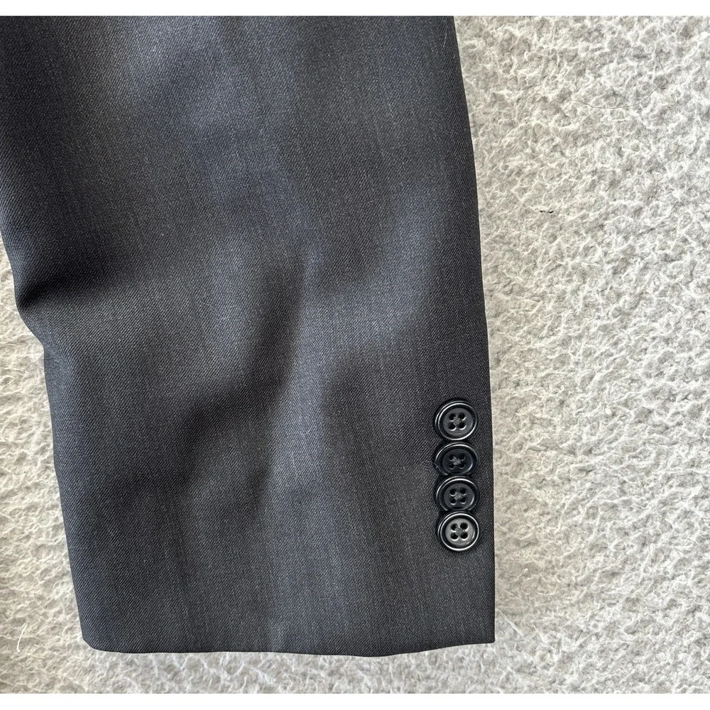 John Varvatos Loft Blazer Mens 38R Dark Gray Blend Blazer Sports Coat‎ Jacket
