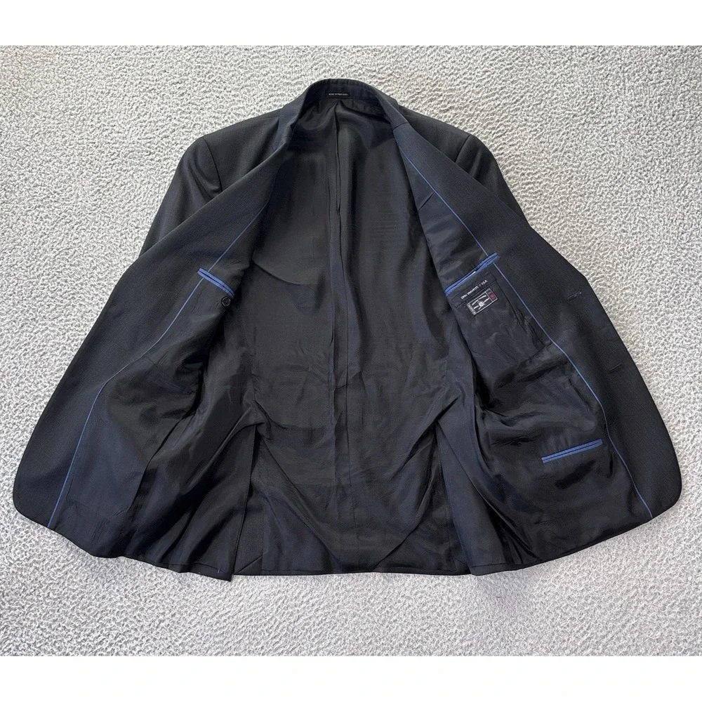 John Varvatos Loft Blazer Mens 38R Dark Gray Blend Blazer Sports Coat‎ Jacket
