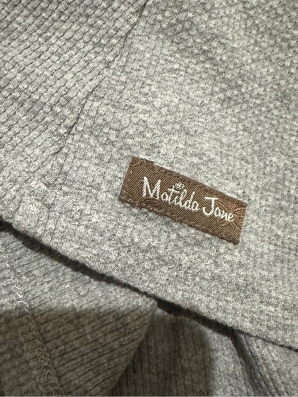 Matilda Jane Happy & Free Vault Barnacle Gray lap Dress