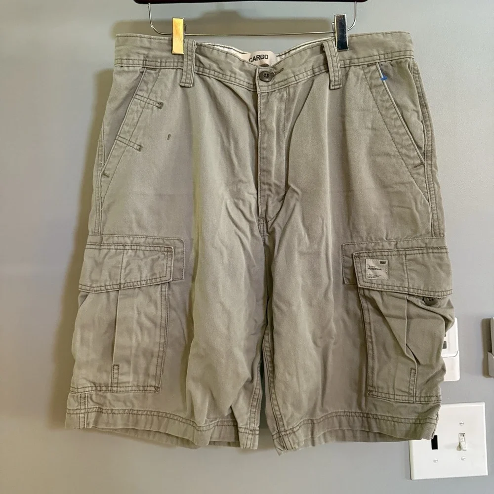 Levis Workwear‎ Cargo Shorts Vintage Cotton  Canvas Men's 34