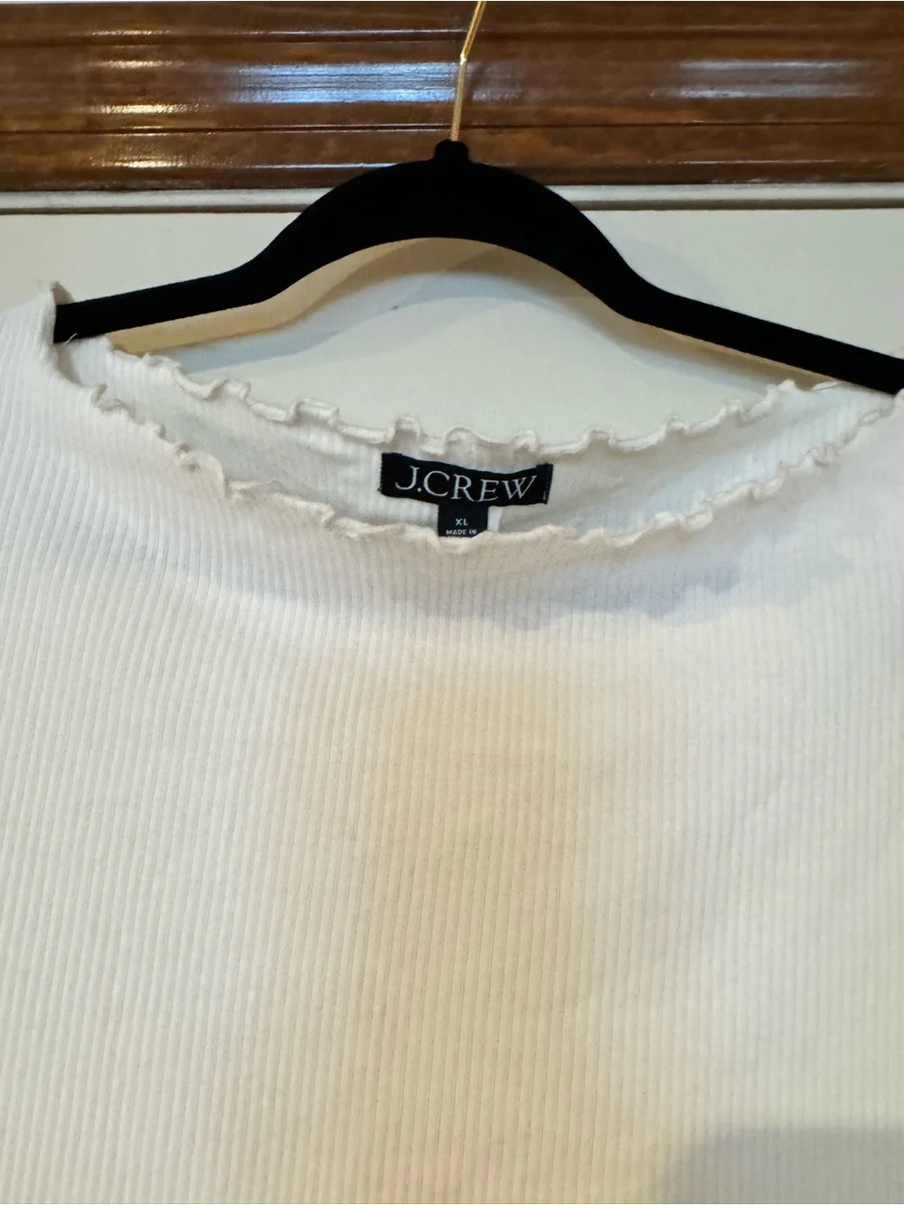 J. Crew touch sleeve slightly