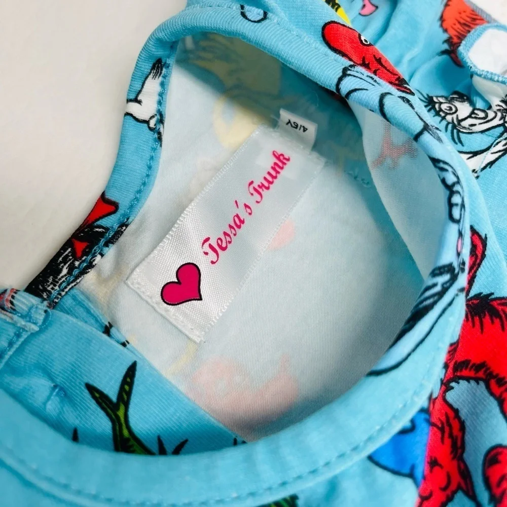 Tessa’s trunk Dr.Seuss girls dress size 4/5Y