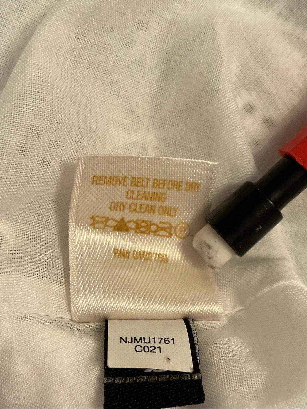 Kate Spade Sleeveless Embroidered White crochet knee length Babydoll Dress Sz 8