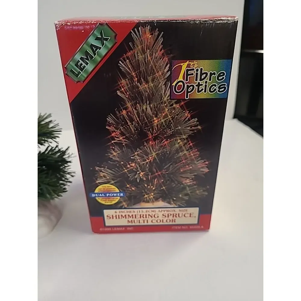 Lemax shimmering spruce
