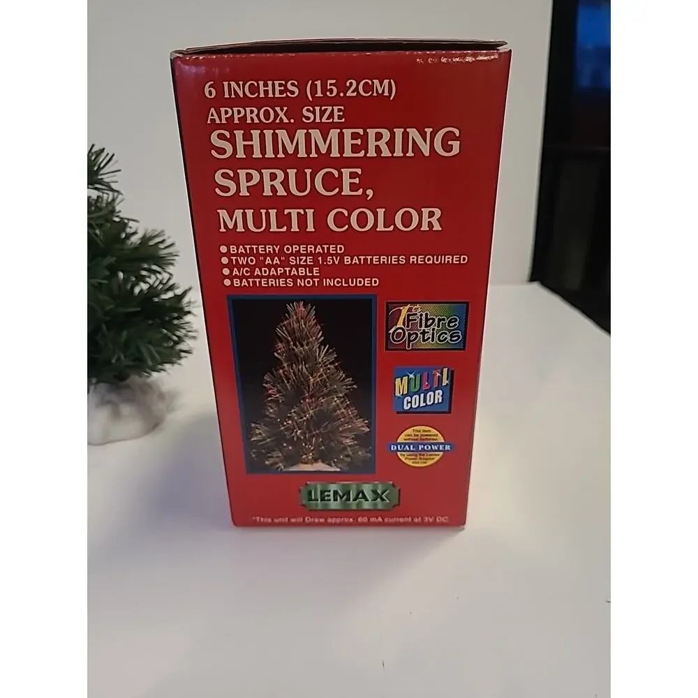 Lemax shimmering spruce
