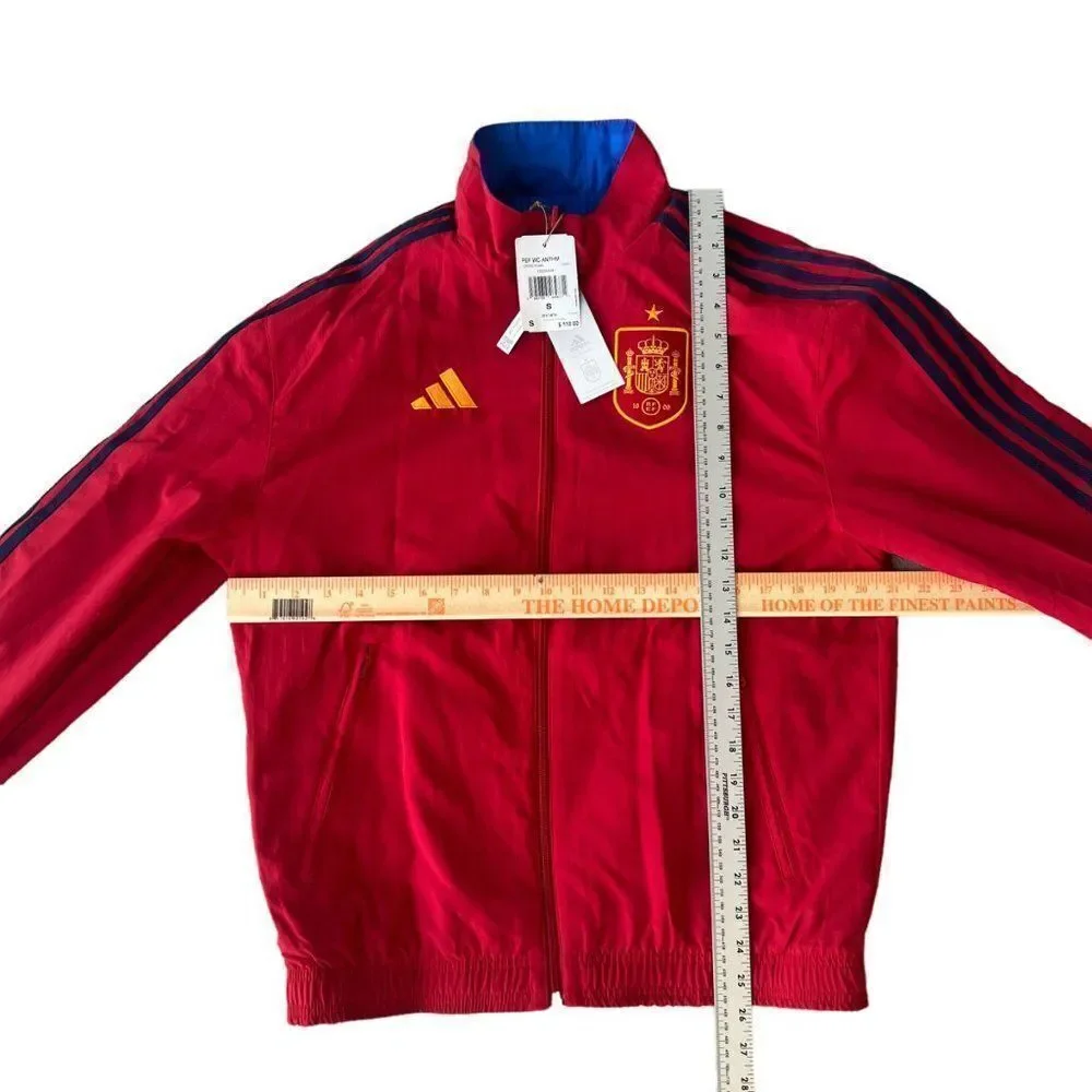 Adidas Spain 2022‎ World Cup Anthem Reversible Jacket HE8920 Men's S