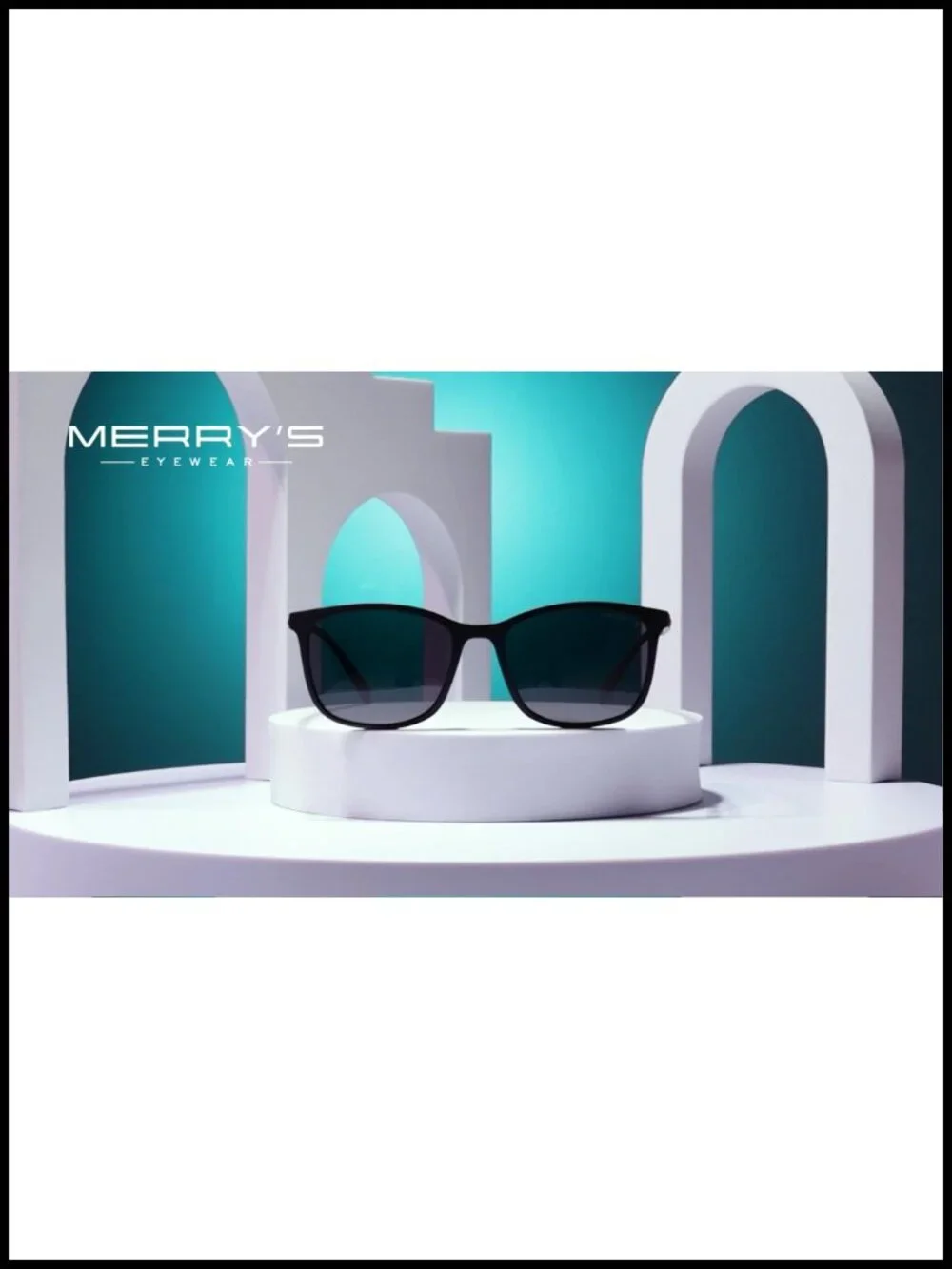 Polarized Square Sunglasses for Men Women UV400 TR90 Frame Driving Fishing Golf