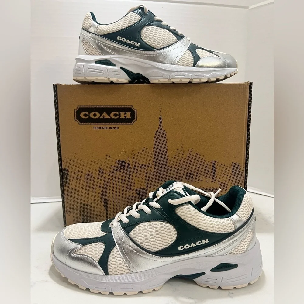 Coach sneakers green