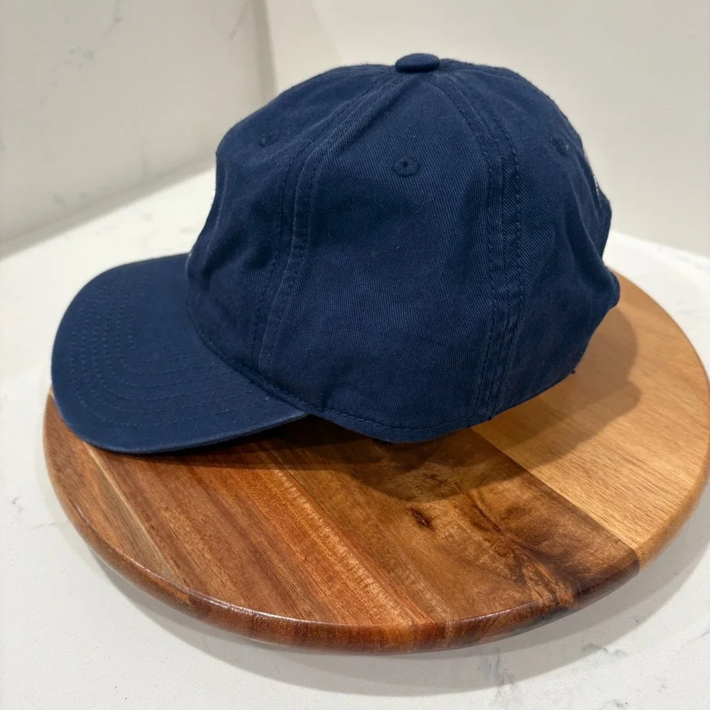 Adidas Baseball Cap Mens OSFW Navy Blue Trefoil Logo Adjustable Cotton Hat