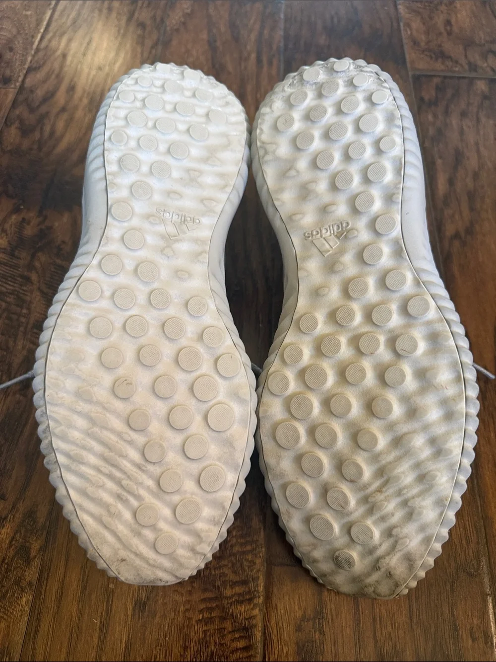 Adidas Alphabounce Engineered Mesh Men's Running Shoes - Beige, size 9.5