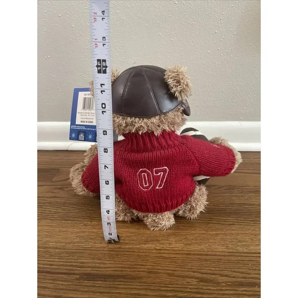 Vintage Wal-Mart William The Football Bear Teddy Bear Plush Red Sweater #7 NWT