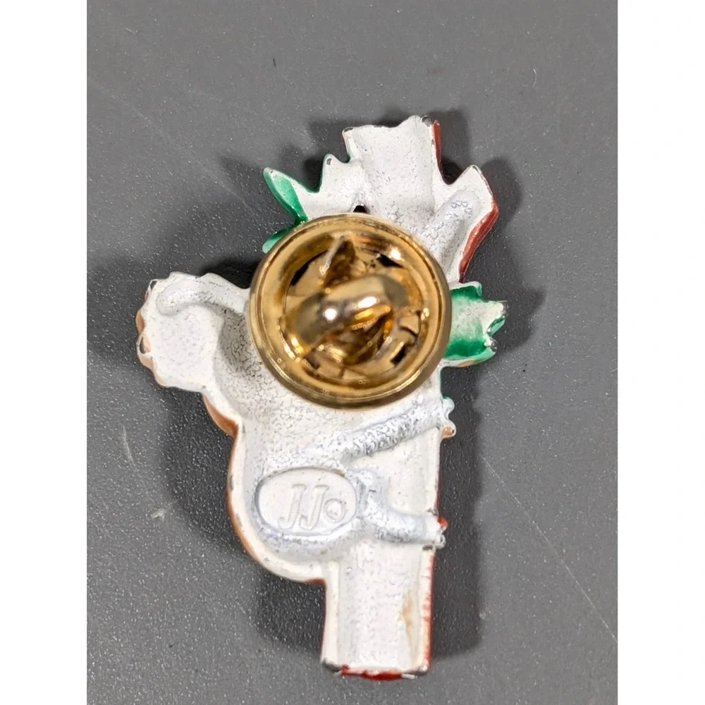 Vintage JJ Jonette Koala‎ Bear Enamel Tack Pin Cute Animal Brooch
