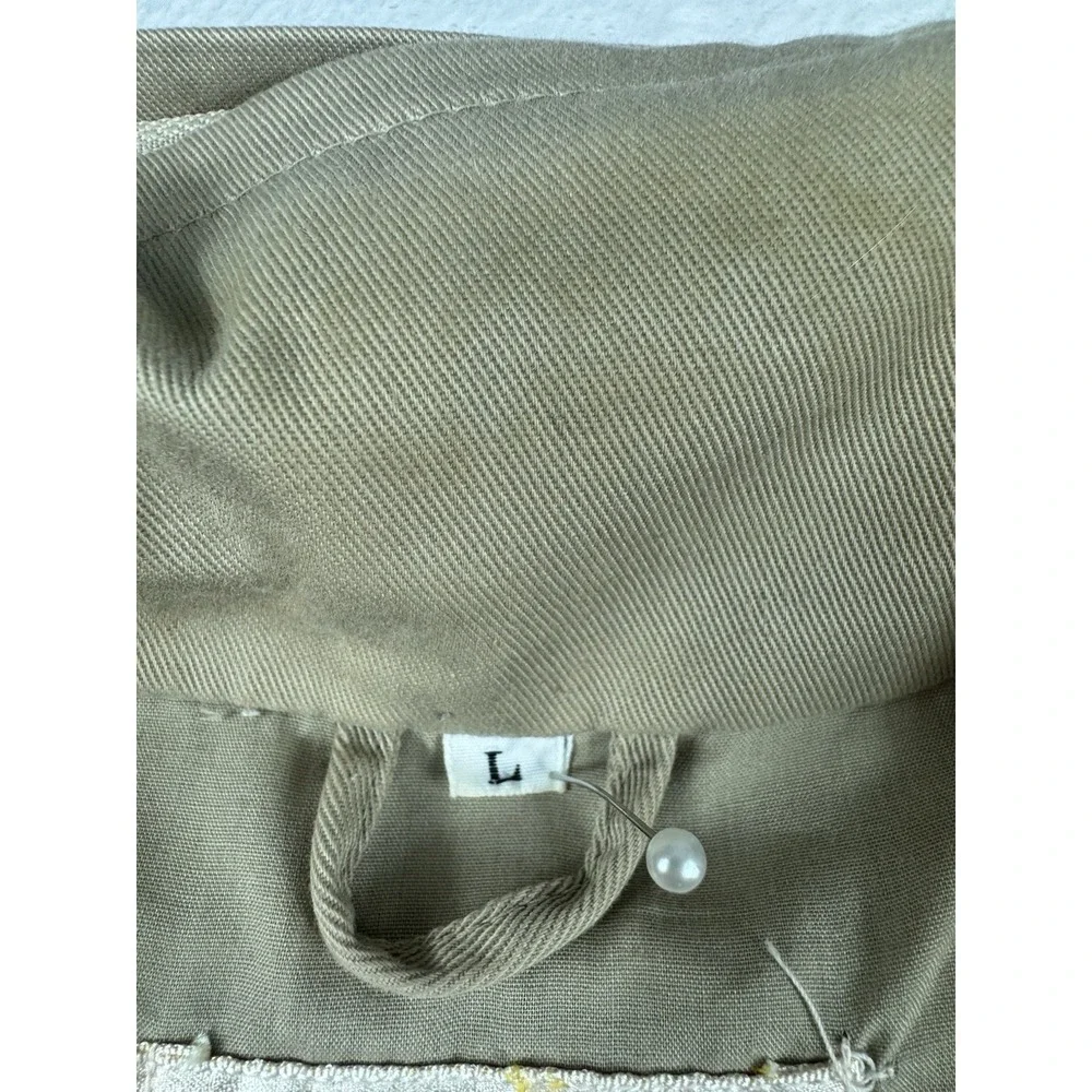 Banana Republic Vintage‎ Safari Best Man Pockets Travel Photo 80s 90s L Khaki